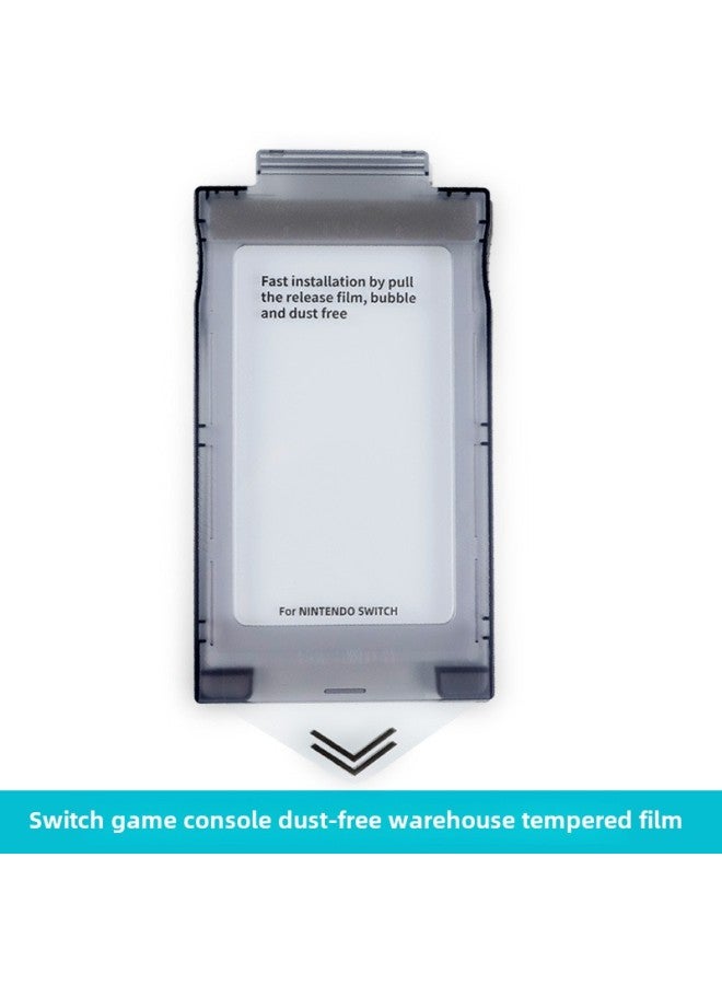 For Nintendo Tempered Film Dustless Bin Film NS Type Blu-ray Game Machine Protective Film Switch Film Seconds Patch Box-Color:Hd Switch Dust-free Warehouse - Image 1