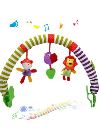 Baby Infant Kid Toy Soft Plush Stroller Clip Bed Crib Pram Hanging Animals Zebra Lion Monkey Arch Squeak Rattle Teether Activity Bar with - pzsku/ZE84D1560B11BA5DD6015Z/45/_/1669963570/94605659-953f-4308-ae10-795719f3d64c