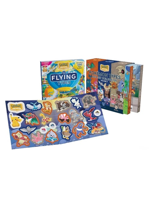 Pikachu Press Pokémon Primers Type Box Set Collection, Volume 3: Fighting, Flying, Rock