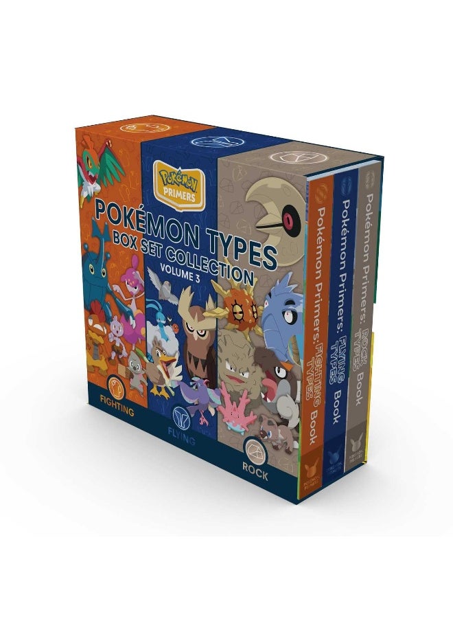 Pikachu Press Pokémon Primers Type Box Set Collection, Volume 3: Fighting, Flying, Rock