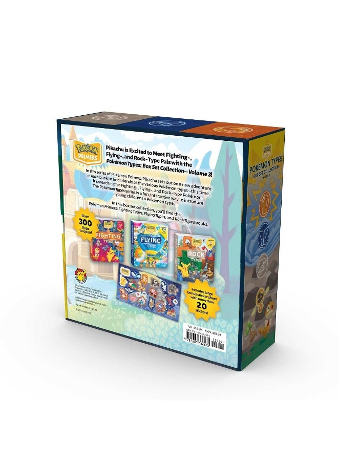 Pikachu Press Pokémon Primers Type Box Set Collection, Volume 3: Fighting, Flying, Rock