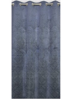 Homefab India Homefab India 2 Piece Velvet Door Curtains - 7 feet, Grey  - Image 4