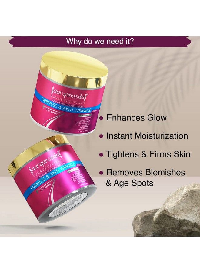 Aryanveda Fairness & Anti Wrinkle Face Cream For Summer Daily Use For Men And Women 90 Gm - Image 3