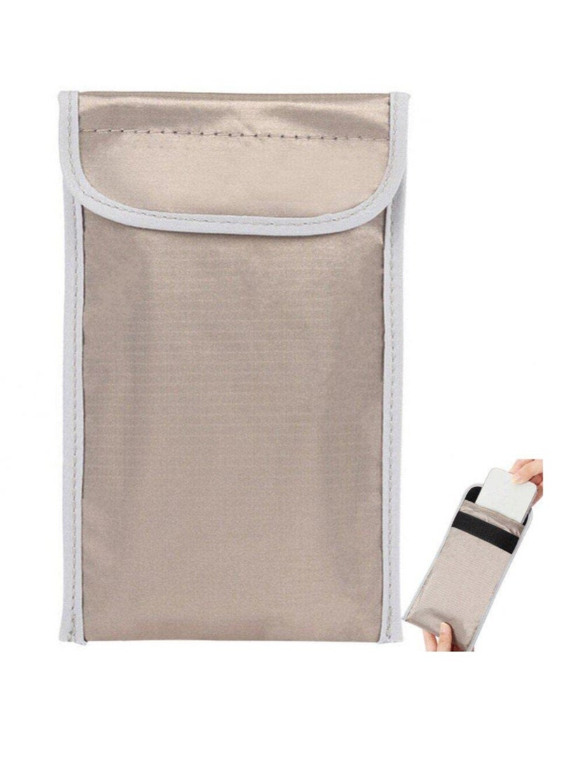 Excefore Cell Phone Rf Blocker Bag, Car Key Signal Blocker Wallet, Anti-Tracking EMF GPS RFID Privacy Case Covers, Smartphone Electronic Devices Anti-tracking Wallet - Image 1
