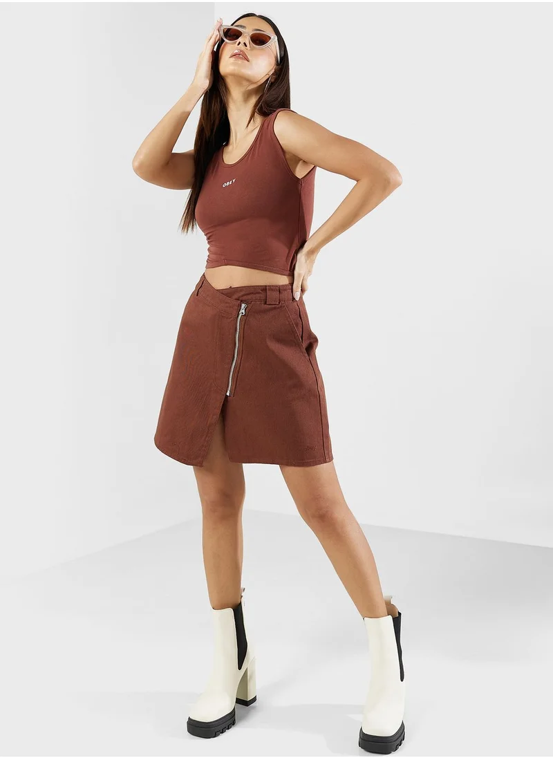 OBEY Ryan Mini Skirt