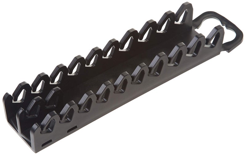 Ernst Manufacturing 10-Tool Screwdriver Gripper - Screwdriver Holder in Vibrant Black (Model 5311) for Portable or Pegboard Storage of Screwdriver Set - Image 1