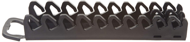 Ernst Manufacturing 10-Tool Screwdriver Gripper - Screwdriver Holder in Vibrant Black (Model 5311) for Portable or Pegboard Storage of Screwdriver Set - Image 3