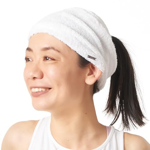 Charm Mens Sports Band Sweat Headbands - Womens Sweatbands Workout Basketball Stretch White - Image 1