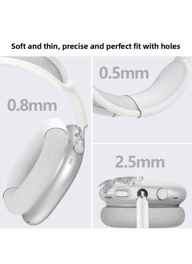 Generic - Airpodsmax Protective Case For Flash Diamond Star For Apple Max Earphone Case Transparent APM Protective Case-Color:056xx # Diamond Star Shell*1 Pair - Image 1