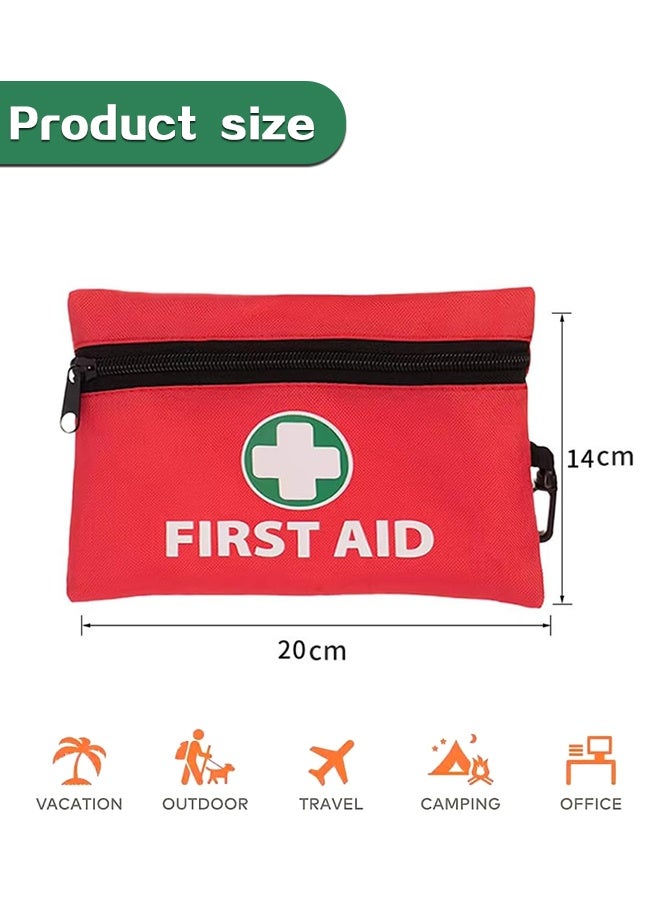 مجموعة إسعافات أولية مكونة من 132 قطعة للمنزل/العمل، ومجموعات نجاة للتخييم، ومجموعة إسعافات أولية صغيرة للسفر، ومعدات تخييم، ومجموعات صغيرة للسيارة، وحزمة نجاة للطوارئ في الهواء الطلق - Image 3