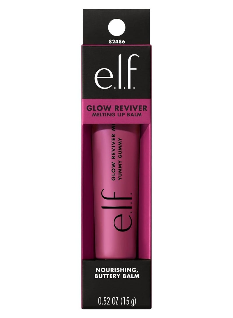 elf e.l.f. Glow Reviver Melting Lip Balm, Yummy Gummy - Image 5