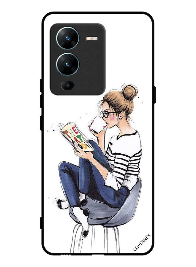 Covernex Protective Case Cover For vivo V25 Pro Reading The Art Book - Image 1
