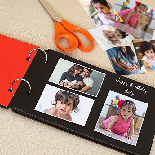 Webelkart Wooden DIY Scrapbook Memory Book Photo Album (26 x 16 x 4 cm, 0.5 kg) -30 Sheets - Image 4