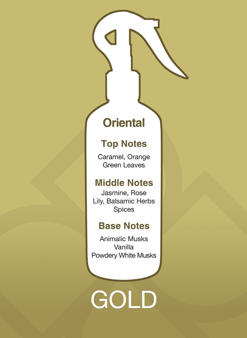 Essancy Aroma Mist Gold Premium Air Freshener Clear 300ml - Image 2