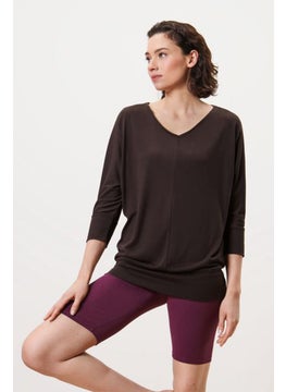 Tchibo Women Sportswear Fit Yoga Top, Brown  - Image 1