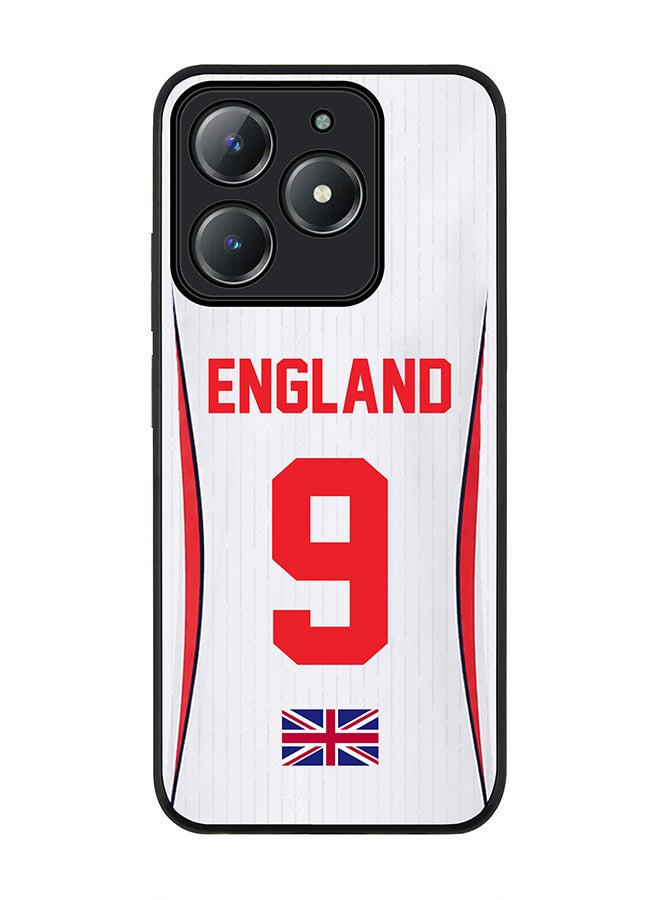 Stylizedd For Realme C63 / Realme C61 4G Case,Slim fit Camera Protection, Shockproof Thin Phone cover  - Football Team England World Cup 2026 - Image 1