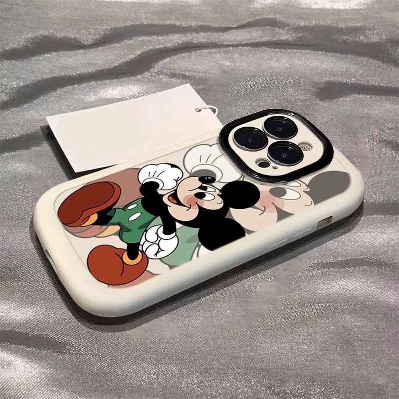 مناسبة لشركة آبل 15Promax حالة الهاتف المحمول 16Plus لطيف ميكي Iphone13 كرتون 14 نفخة 12 مكافحة السقوط - Image 3