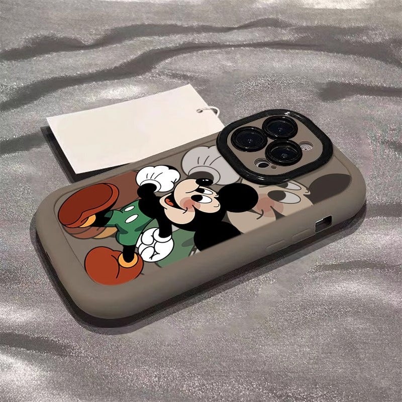 مناسبة لشركة آبل 15Promax حالة الهاتف المحمول 16Plus لطيف ميكي Iphone13 كرتون 14 نفخة 12 مكافحة السقوط - Image 5