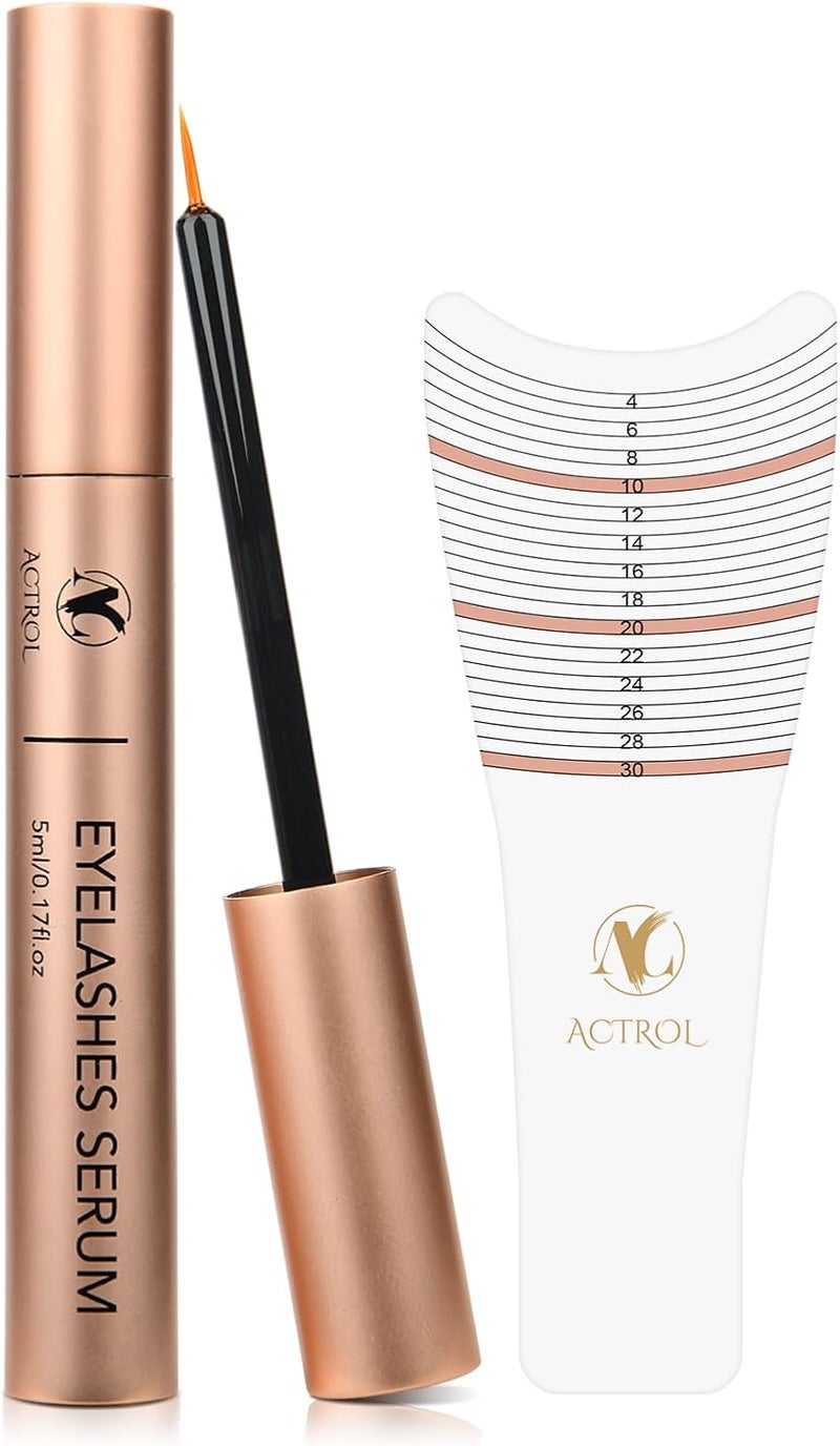 Eyelash Growth Serum Safe Natural Peptides and Biotin Lash Slim Thickening Vegan 5ML