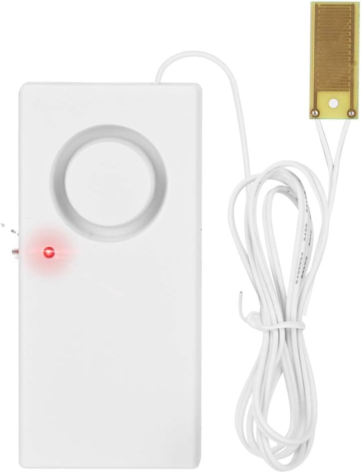 klarako Water Detector, 120dB Security Water Overloop Leakage Alarm Sensor Water Level Alarm System for Kitchen Bathroom Laundry Room - Image 1