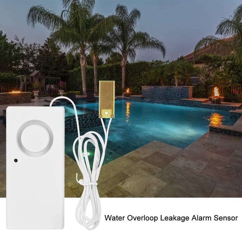 klarako Water Detector, 120dB Security Water Overloop Leakage Alarm Sensor Water Level Alarm System for Kitchen Bathroom Laundry Room - Image 2