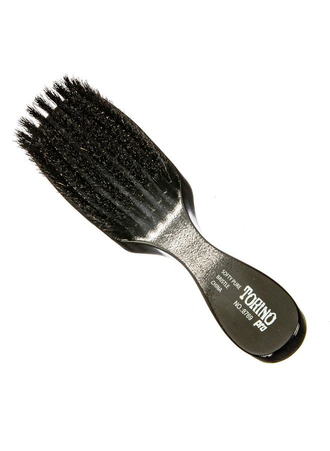 تورينو برو ويف براشز باي براش كينج فرشاة تورينو برو ويف 87697، شعيرات ناعمة 100%، شعيرات الخنزير النقية 100%، قوة عمل رائعة لوضع 360 موجة - Image 1