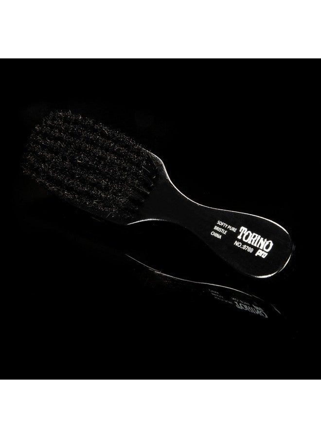 تورينو برو ويف براشز باي براش كينج فرشاة تورينو برو ويف 87697، شعيرات ناعمة 100%، شعيرات الخنزير النقية 100%، قوة عمل رائعة لوضع 360 موجة - Image 4