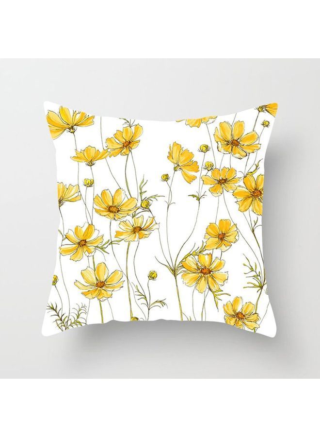 نيبمينينت غطاء وسادة زينة من الكتان لديكور المنزل أبيض