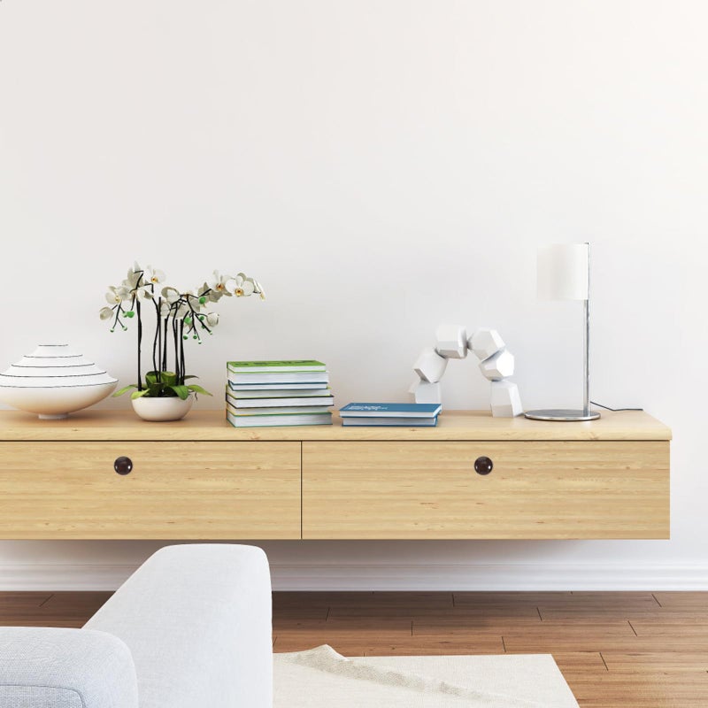Black Walnut Wood Cabinet Handles 5 Pieces Single Hole 30x25mm Kitchen Door Pulls - Image 5