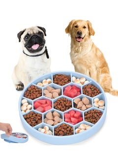 KASTWAVE Silicone Anti-Slip Slow Food Bowl for Large Medium Dog Puzzle Bowl Pet Slower Food Feeding Dishes Dog Bowl Preventing Choking Healthy Dog Bowl  - Image 1