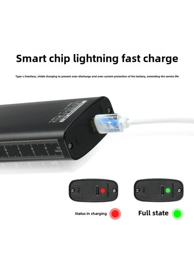 Jade Identification Flashlight Shines Stone Special Strong Light Jade Jewelry Jade Stone Literature Play Antique Detection Lamp-Product Specifications:Red Laserless/yellow Light Color Box Set - Image 4