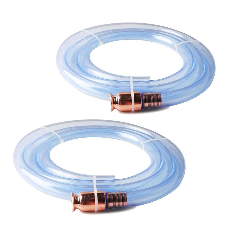 wadoy Siphon Hose Gas/Oil/Water/Fuel Transfer Siphon Hand Pump Self Priming Shaker Hose 6' (2 Pack) - Image 5