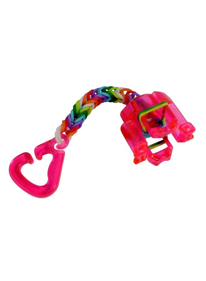 Rainbow Loom 494 R0039B Pink Finger Loom Toy (Small) - Image 2