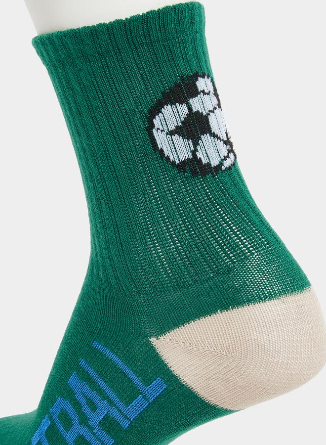 Styli Pack of 5 - Kids Colorful Crew Socks - Image 5