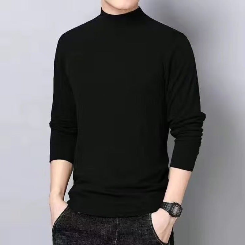 Men's long-sleeved T-shirt 2023 spring new casual loose fashion brand bottoming shirt fashion fashion T-shirt - Image 2