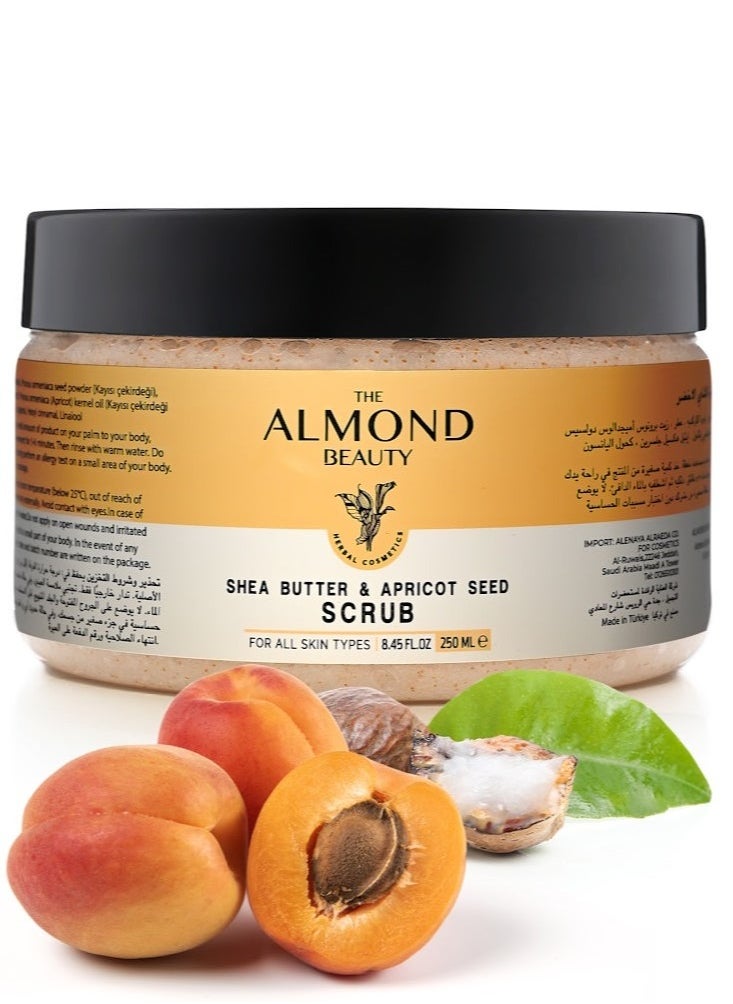 THE ALMOND BEAUTY - Shea butter & apricot seed scrub - Image 1