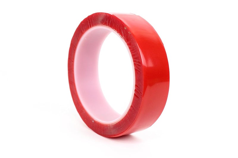 3M Magic Adhesive Tape Washable Waterproof Double Sided Mounting Acrylic - Red,3 cm - Image 4