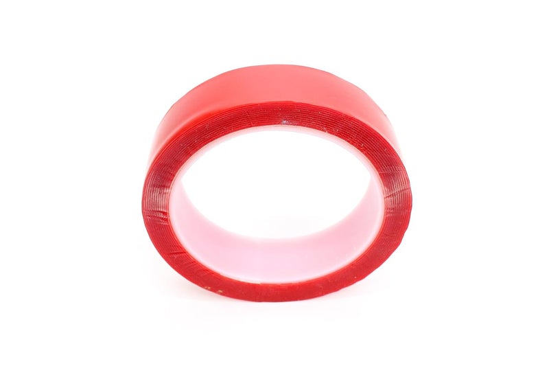 3M Magic Adhesive Tape Washable Waterproof Double Sided Mounting Acrylic - Red,3 cm - Image 1