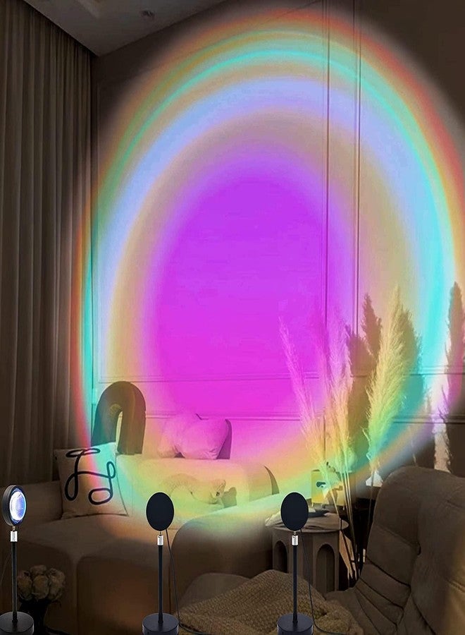 VAMISA Sunset Projection Lamp with Remote Control | Multicolor RGB Ambient Light for Room Decor, Photos & Events & Studio - Image 5