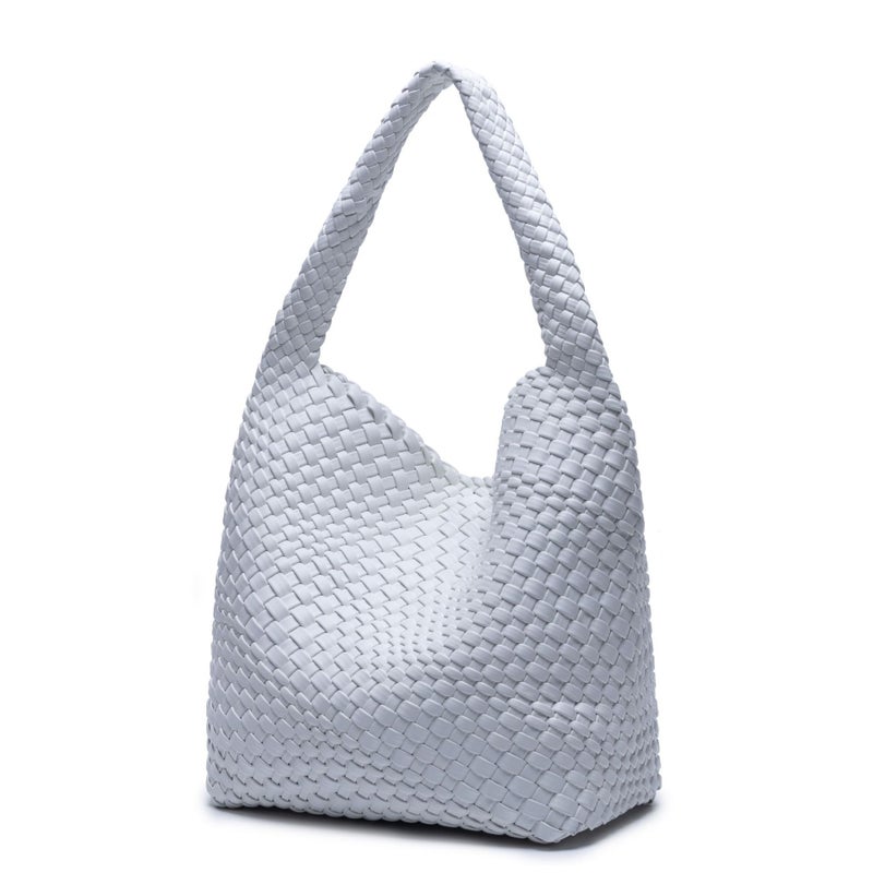 Handmade Woven Bag Women'S Fashionable Casual Portable Shoulder Bag Korean Style Large Capacity Mother And Mother Underarm Bag Large Capacity - Image 1