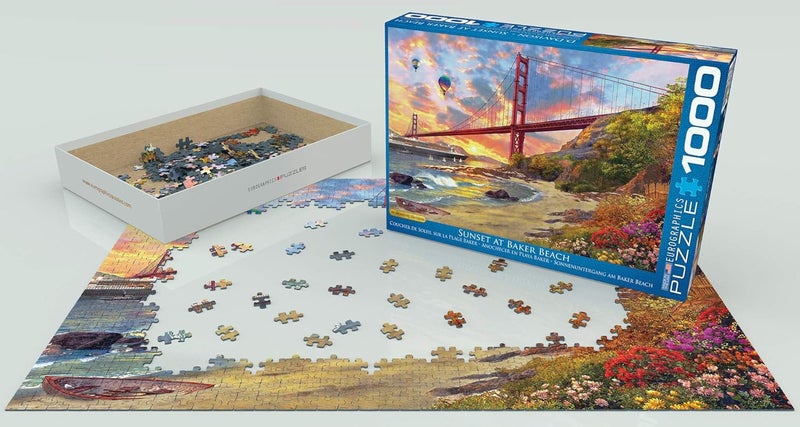 EuroGraphics Baker Beach California by Dominic Davison Jigsaw Puzzle 1000Piece - Image 3