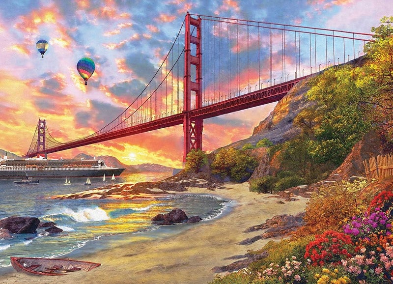 EuroGraphics Baker Beach California by Dominic Davison Jigsaw Puzzle 1000Piece - Image 2