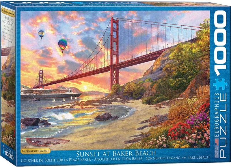 EuroGraphics Baker Beach California by Dominic Davison Jigsaw Puzzle 1000Piece - Image 1