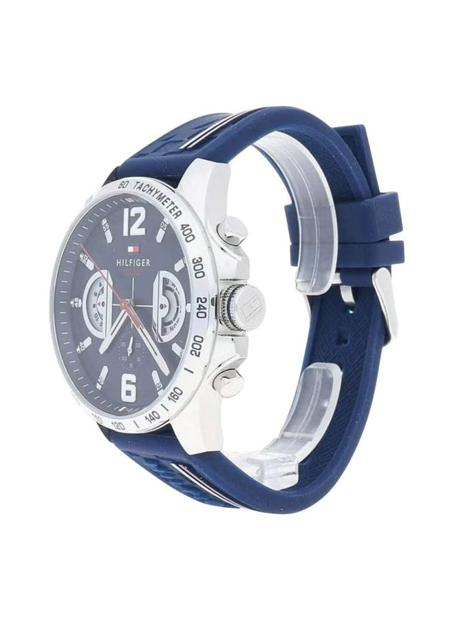 Tommy Hilfiger Men's Watch with Blue Silicone Strap, Model 1791476 - Image 3