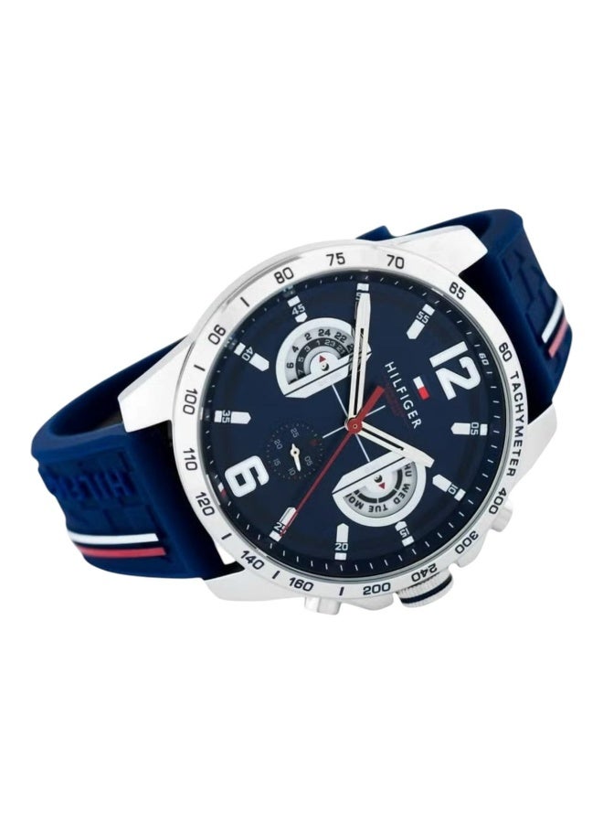 Tommy Hilfiger Men's Watch with Blue Silicone Strap, Model 1791476 - Image 2