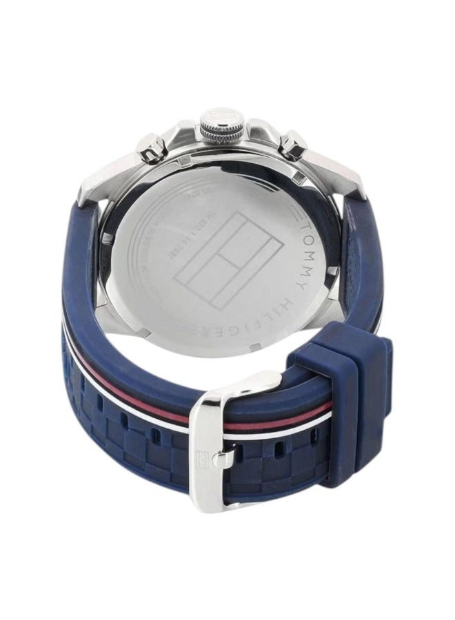 Tommy Hilfiger Men's Watch with Blue Silicone Strap, Model 1791476 - Image 5