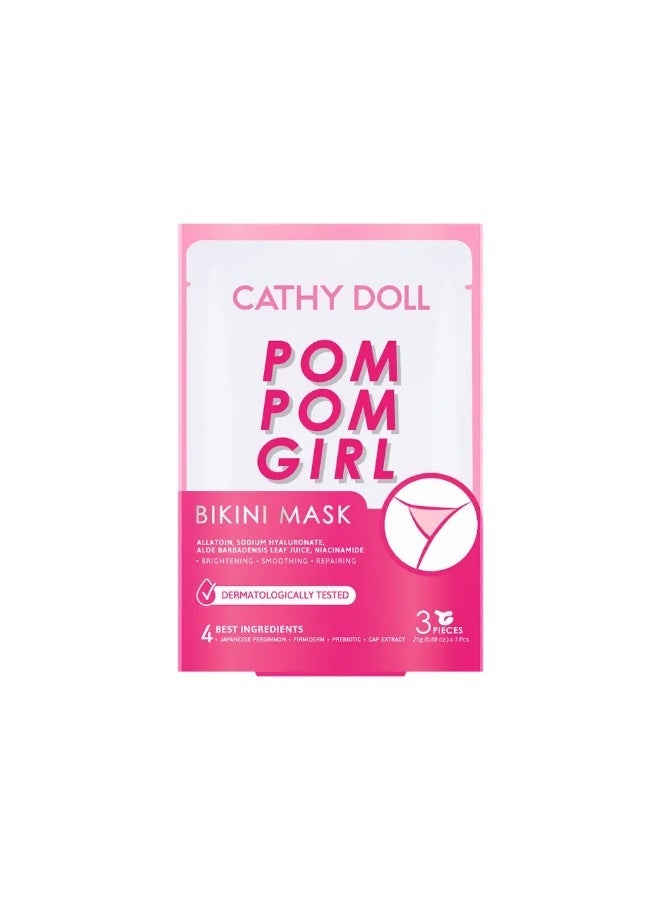Cathy Doll Pom Pom Girl Bikini Mask - 3 Pieces (25g × 3) - Image 1