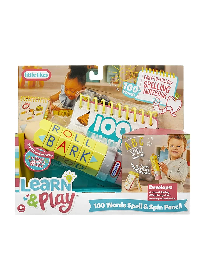 ليتل تايكس Learn & Play 100 Words Spell & Spin Pencil