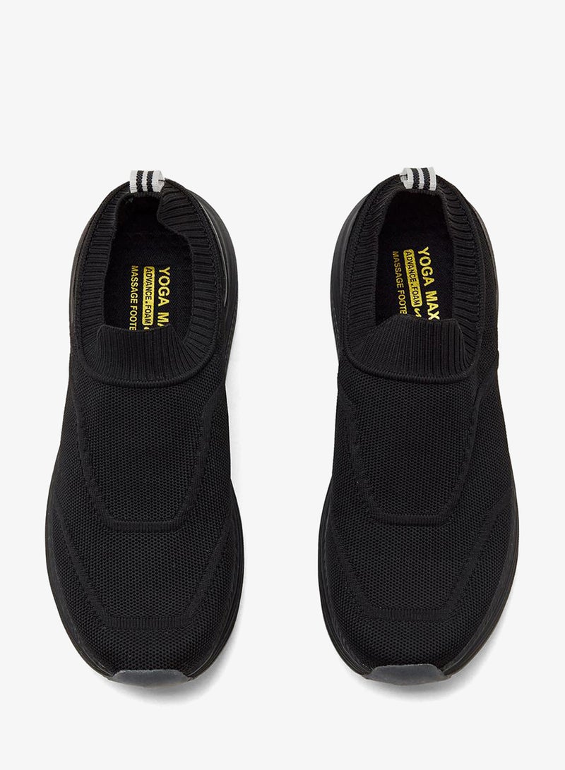 CAMPUS Men's Black Slip On Shoes - Lightweight Shoes, Minimalist Designed for Style - Image 4