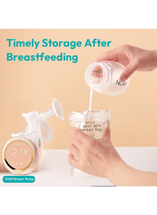 NCVI Breastmilk Storage Bags Easy Pour Spout 120 Count-NC-AM9174-US - Image 3